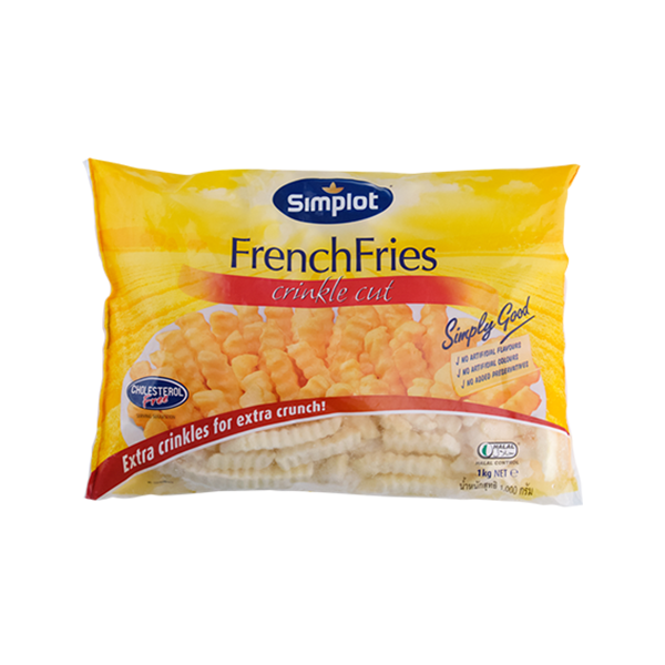 Simplot Rustic Fries Simplot Crinkle Cut F.Fries 1kg – Qra @ The Five
